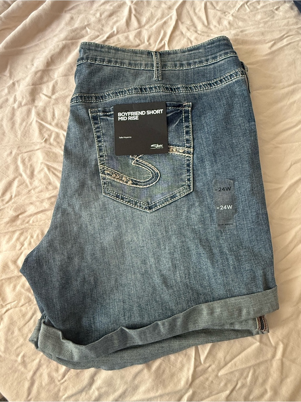 Silver Jeans Co. Womens Boyfriend Jeans 24W